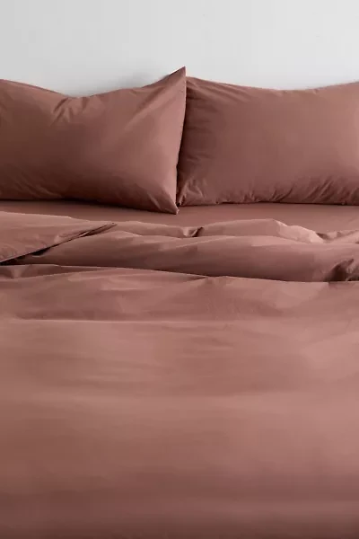 Breezy Cotton Percale Duvet Cover Set