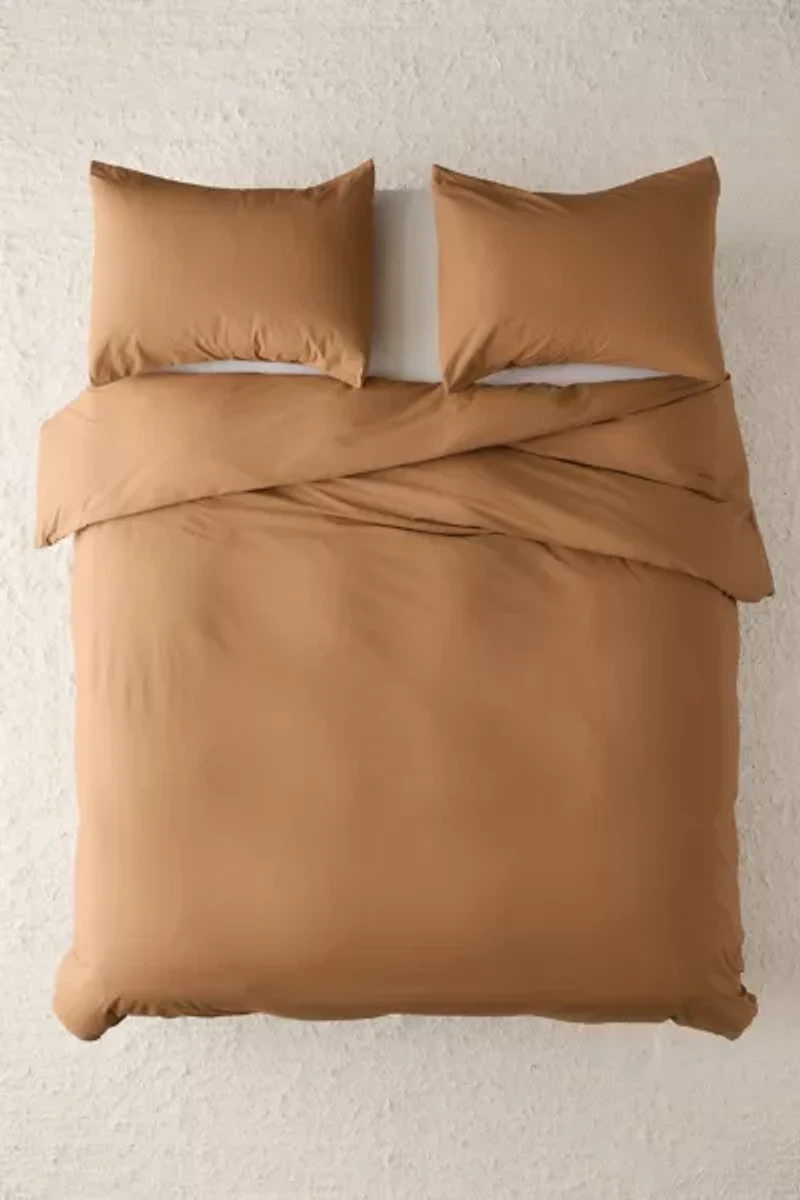 Breezy Cotton Percale Duvet Cover Set