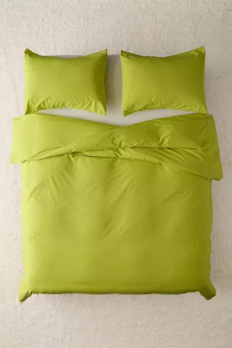 Breezy Cotton Percale Duvet Cover Set