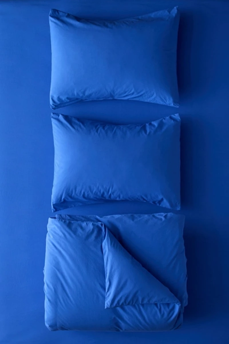 Breezy Cotton Percale Duvet Cover Set