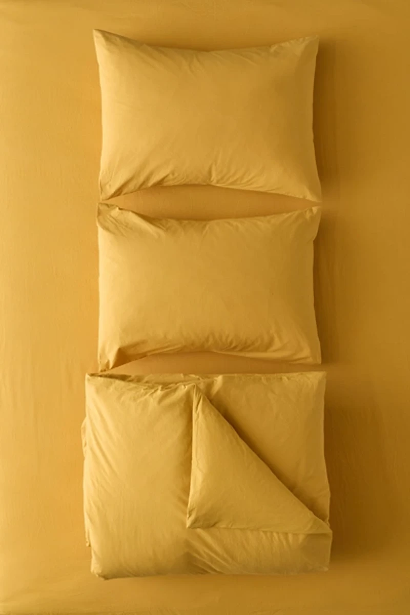 Breezy Cotton Percale Duvet Cover Set