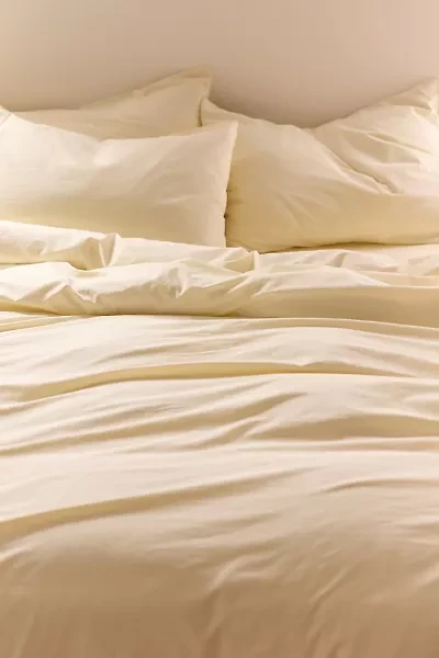 Breezy Cotton Percale Duvet Cover Set
