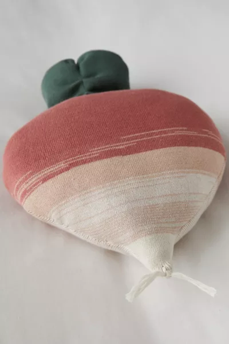 Lorena Canals Knitted Radish Throw Pillow