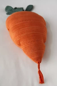 Lorena Canals Knitted Carrot Throw Pillow