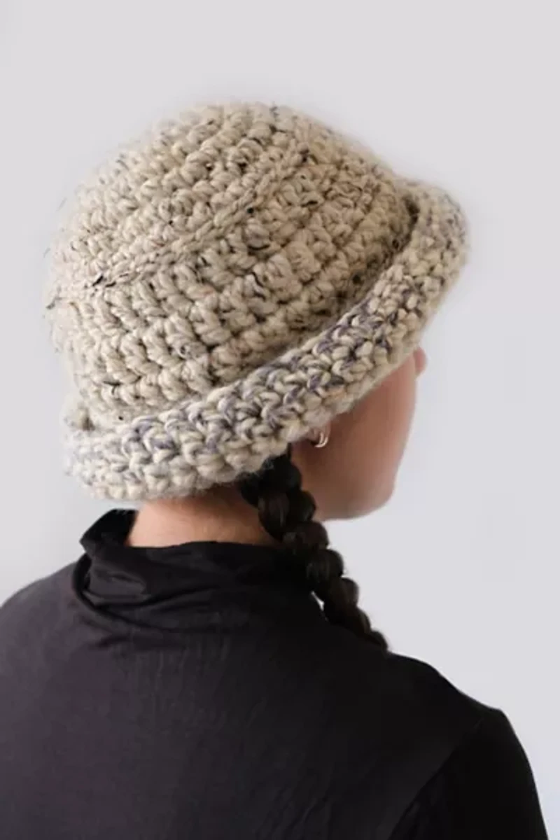 MARVES new york Ludlow Chunky Crochet Bucket Hat
