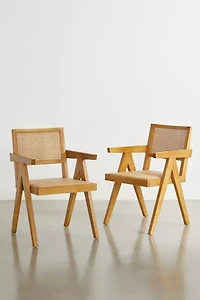 Sid Solid Wood Dining Chair - Set Of 2