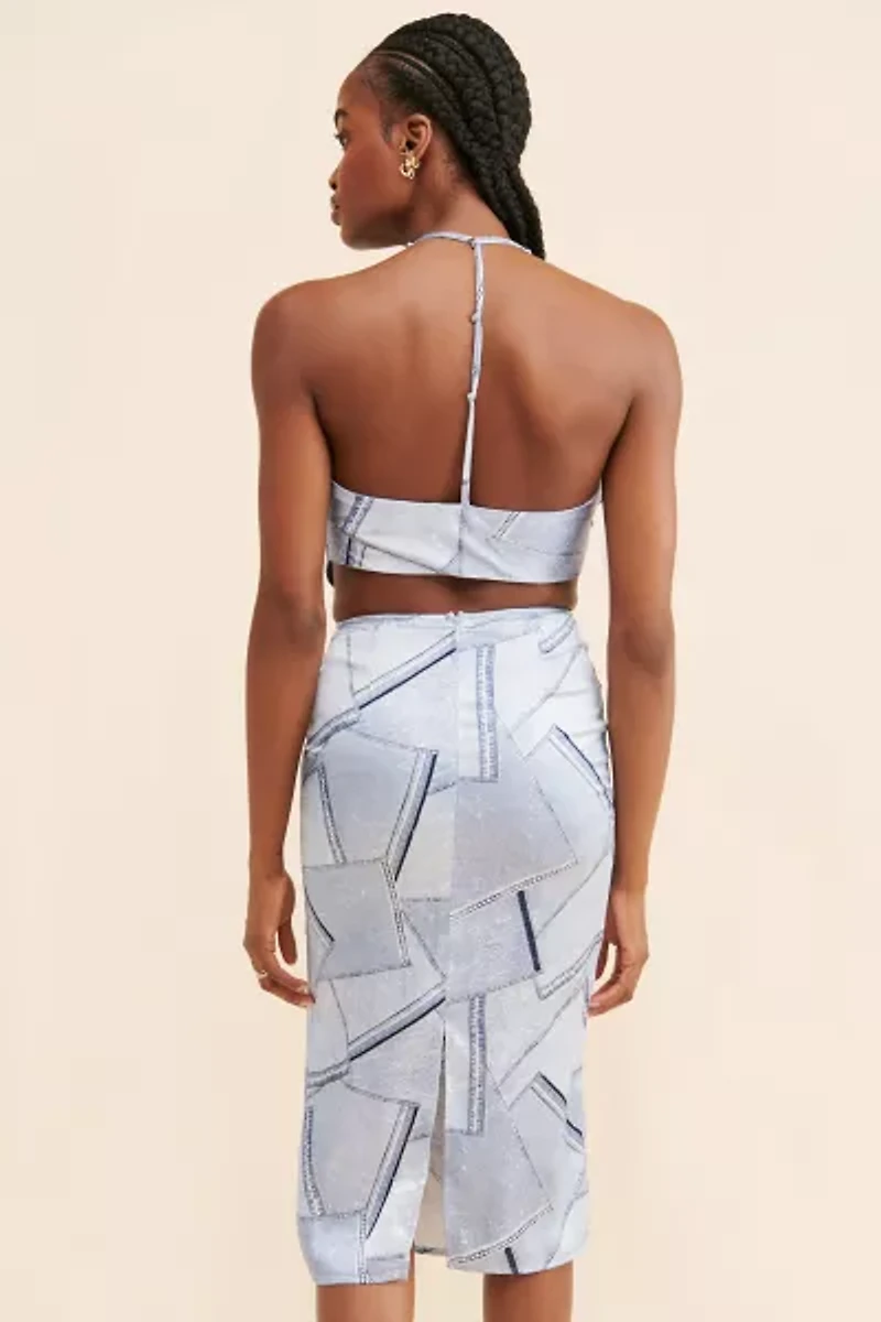 4th & Reckless Simonne Printed Skirt