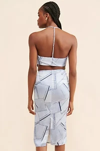 4th & Reckless Simonne Printed Skirt