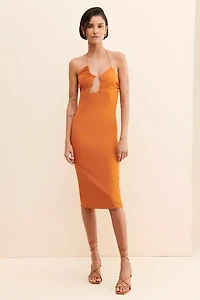 Rare London Asymmetrical Strappy Dress