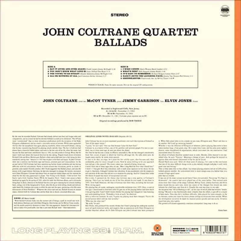 John Coltrane - Ballads LP