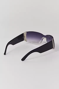 Brittney Y2K Shield Sunglasses