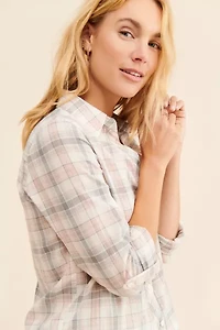 Dress Forum Plaid Buttondown Top