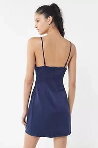 UO Mallory Cowl Neck Slip Dress