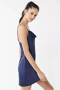 UO Mallory Cowl Neck Slip Dress