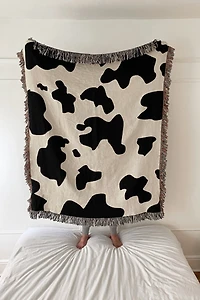 Clr Shop Cowgirl Woven Throw Blanket