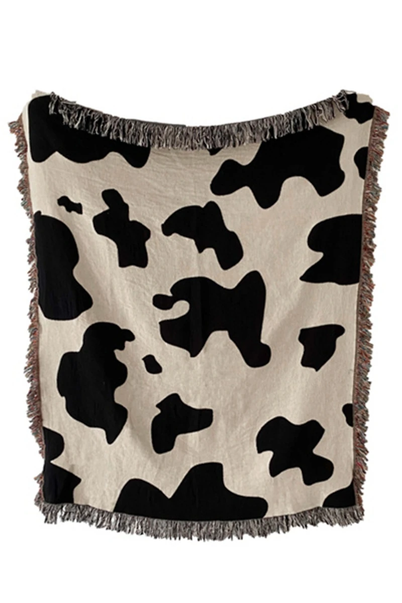 Clr Shop Cowgirl Woven Throw Blanket