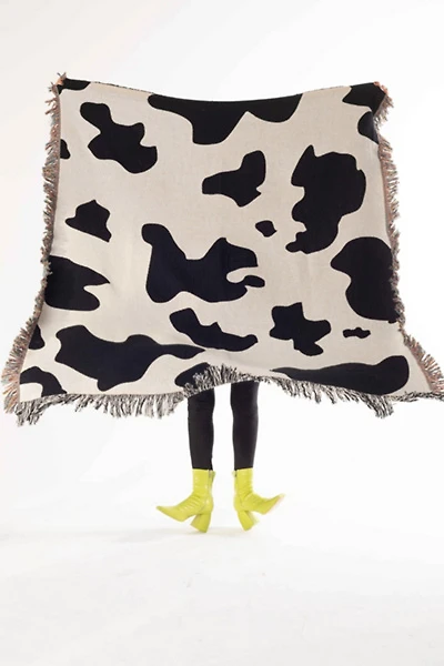 Clr Shop Cowgirl Woven Throw Blanket