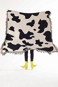 Clr Shop Cowgirl Woven Throw Blanket