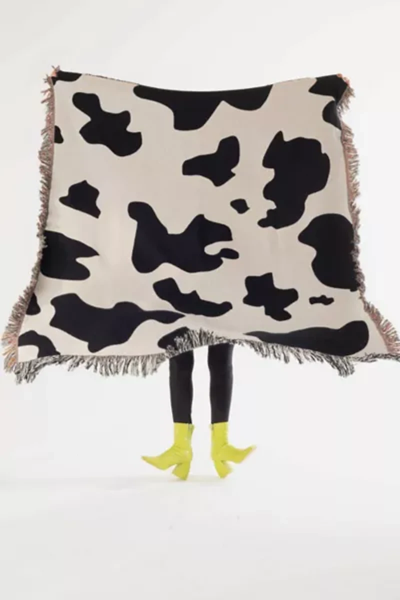 Clr Shop Cowgirl Woven Throw Blanket