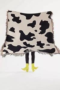Clr Shop Cowgirl Woven Throw Blanket