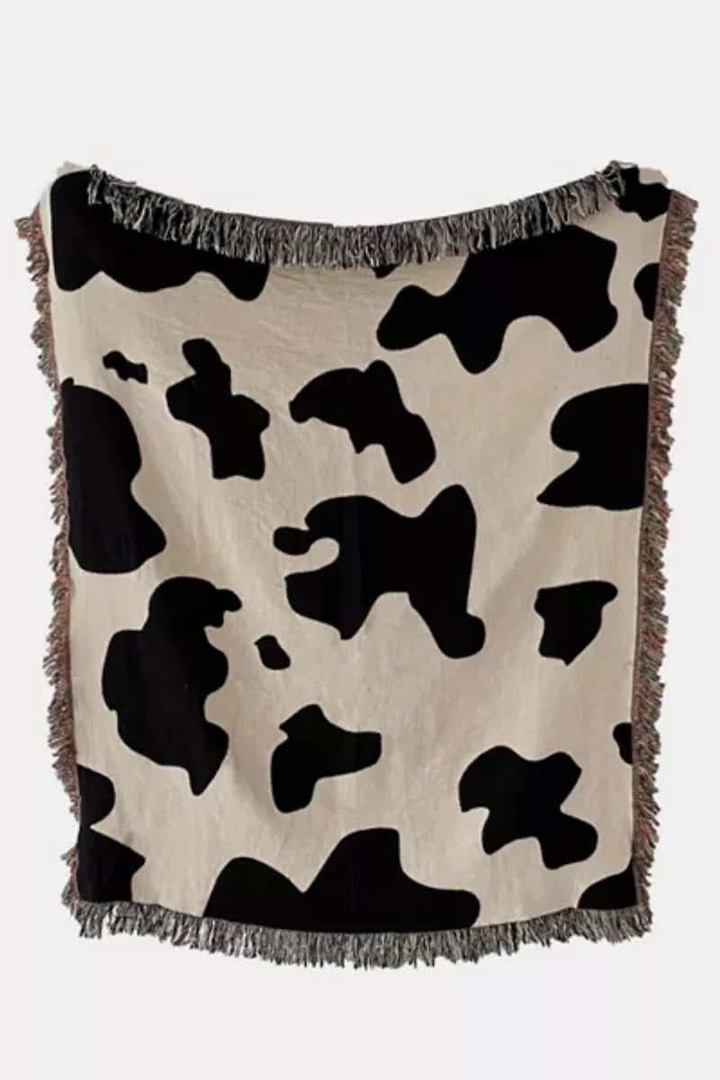 Clr Shop Cowgirl Woven Throw Blanket