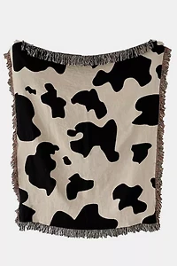 Clr Shop Cowgirl Woven Throw Blanket