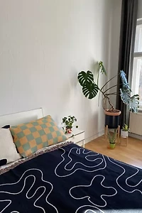 Clr Shop Dancing Shapes Woven Throw Blanket