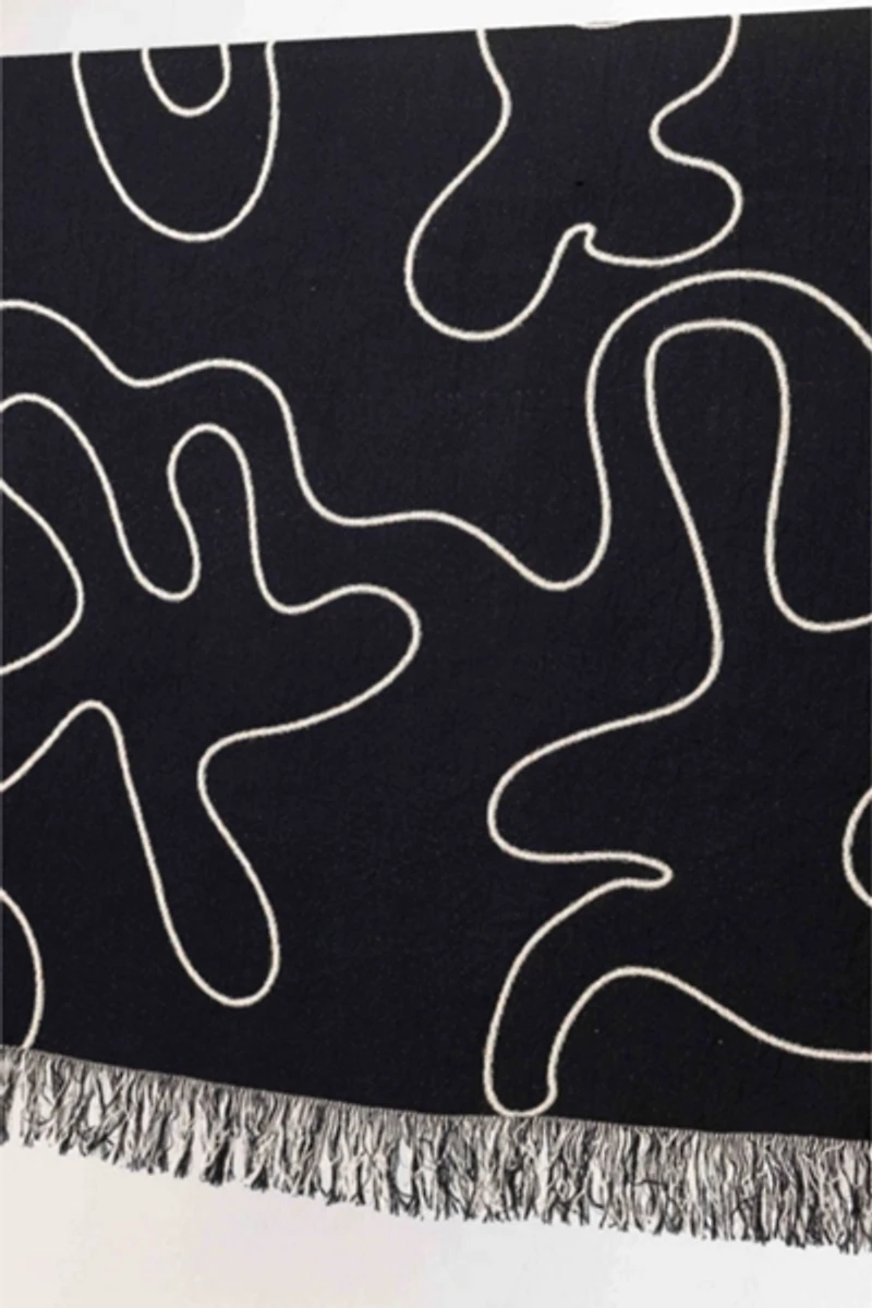 Clr Shop Dancing Shapes Woven Throw Blanket