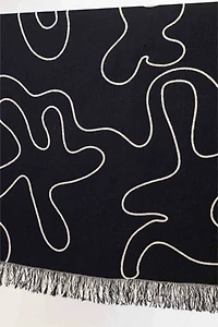 Clr Shop Dancing Shapes Woven Throw Blanket