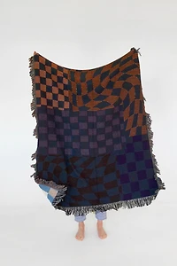 Clr Shop All Checks Out Woven Throw Blanket