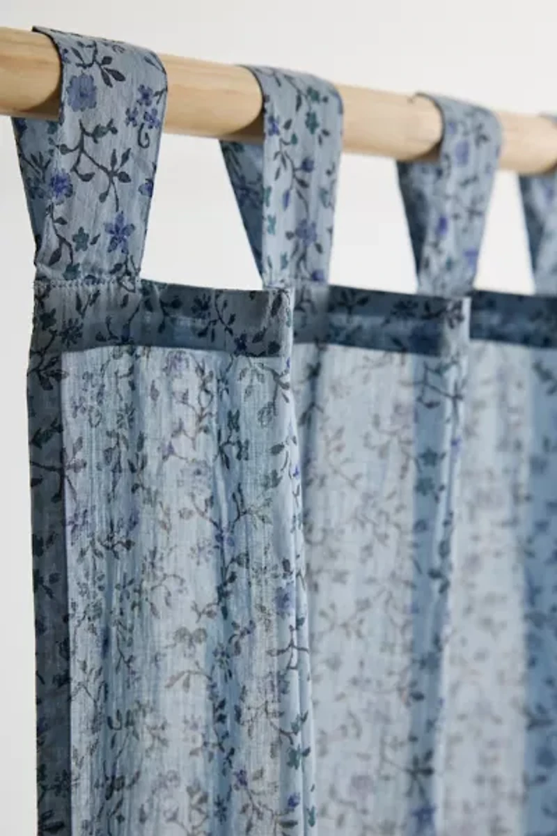 Clarissa Floral Vine Window Panel