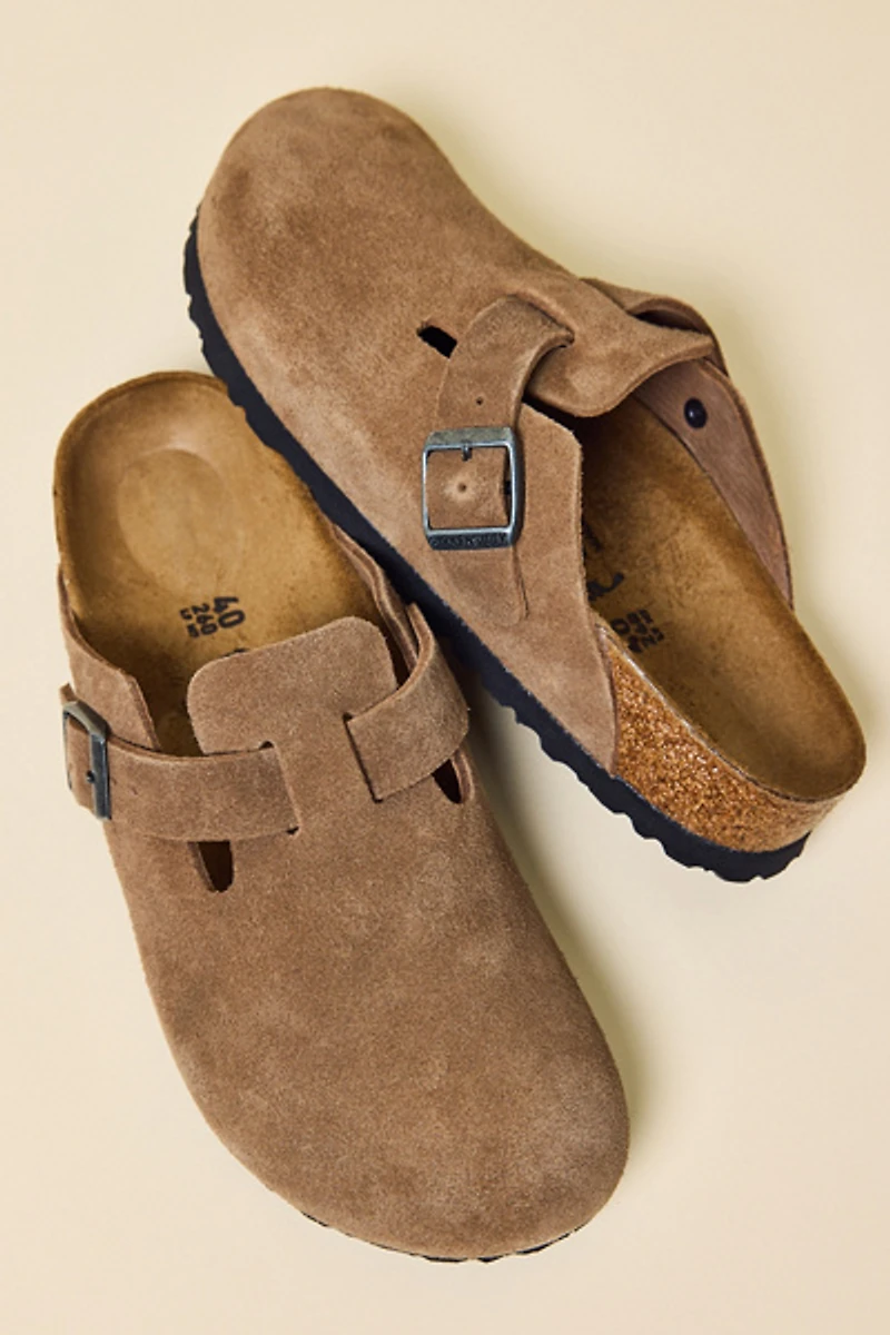Birkenstock Women's Boston Suede Clogs