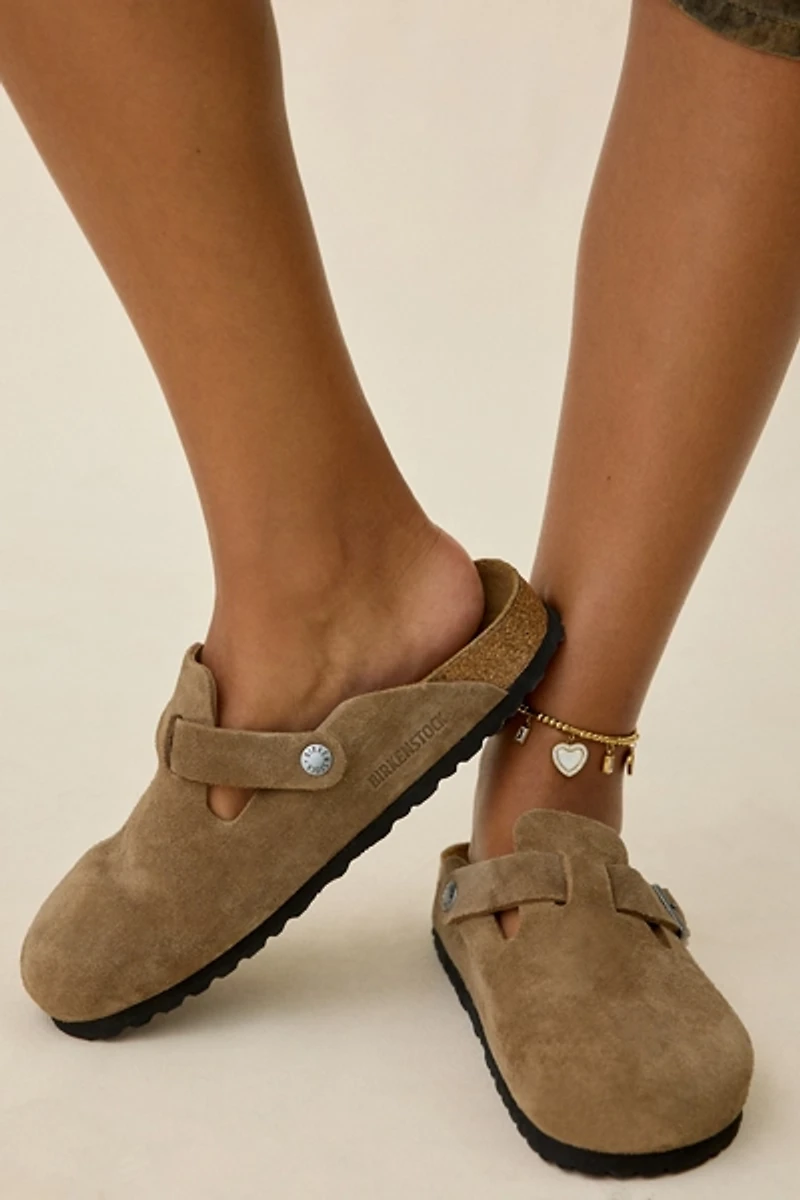 Birkenstock Women's Boston Suede Clogs