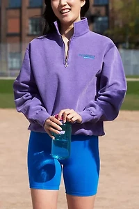 Good For Sunday BodyBreak Retro Quarter Zip Sweatshirt