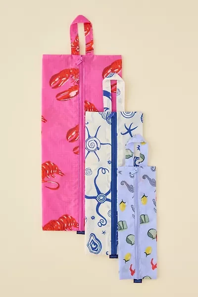 BAGGU 3D Zip Pouch Set