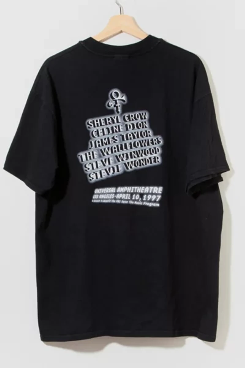 Vintage 1990s Prince Stevie Wonder Deadstock VH1 Honors Awards 1997 T-Shirt