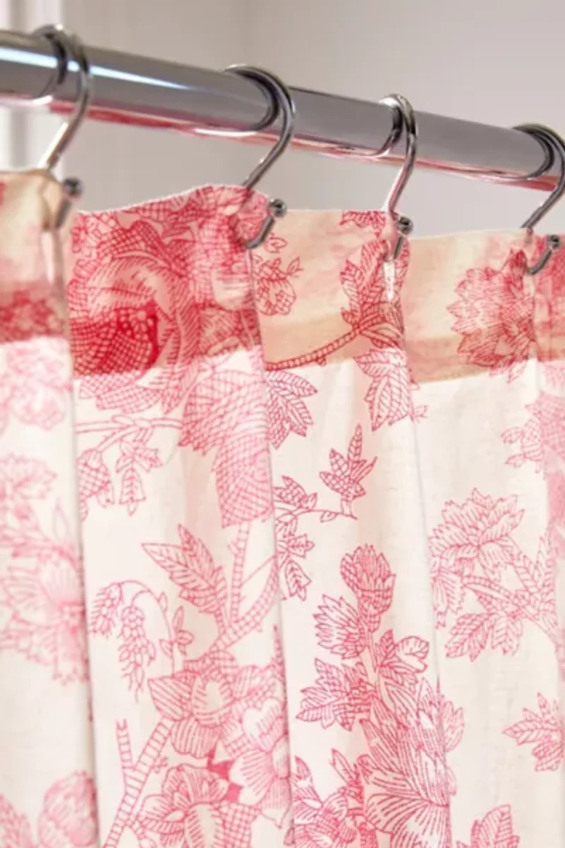 Toile Printed Shower Curtain