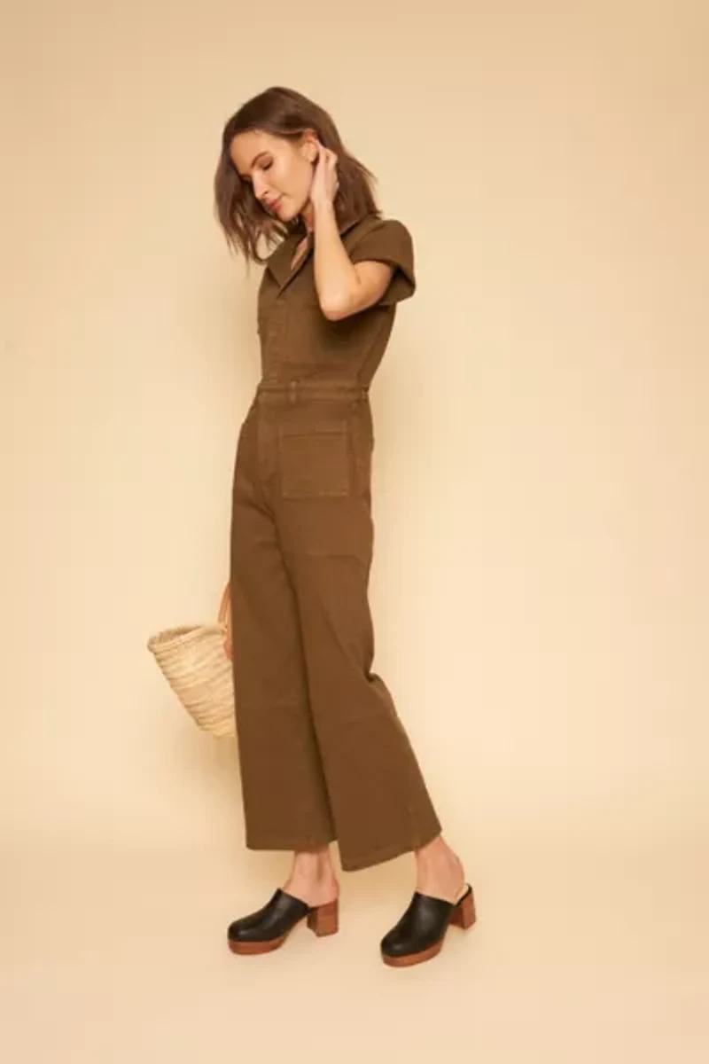 Whimsy + Row Logan Organic Cotton Jumpsuit