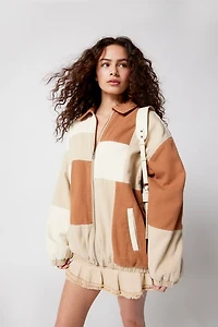 BDG Harrington Twill Patchwork Jacket