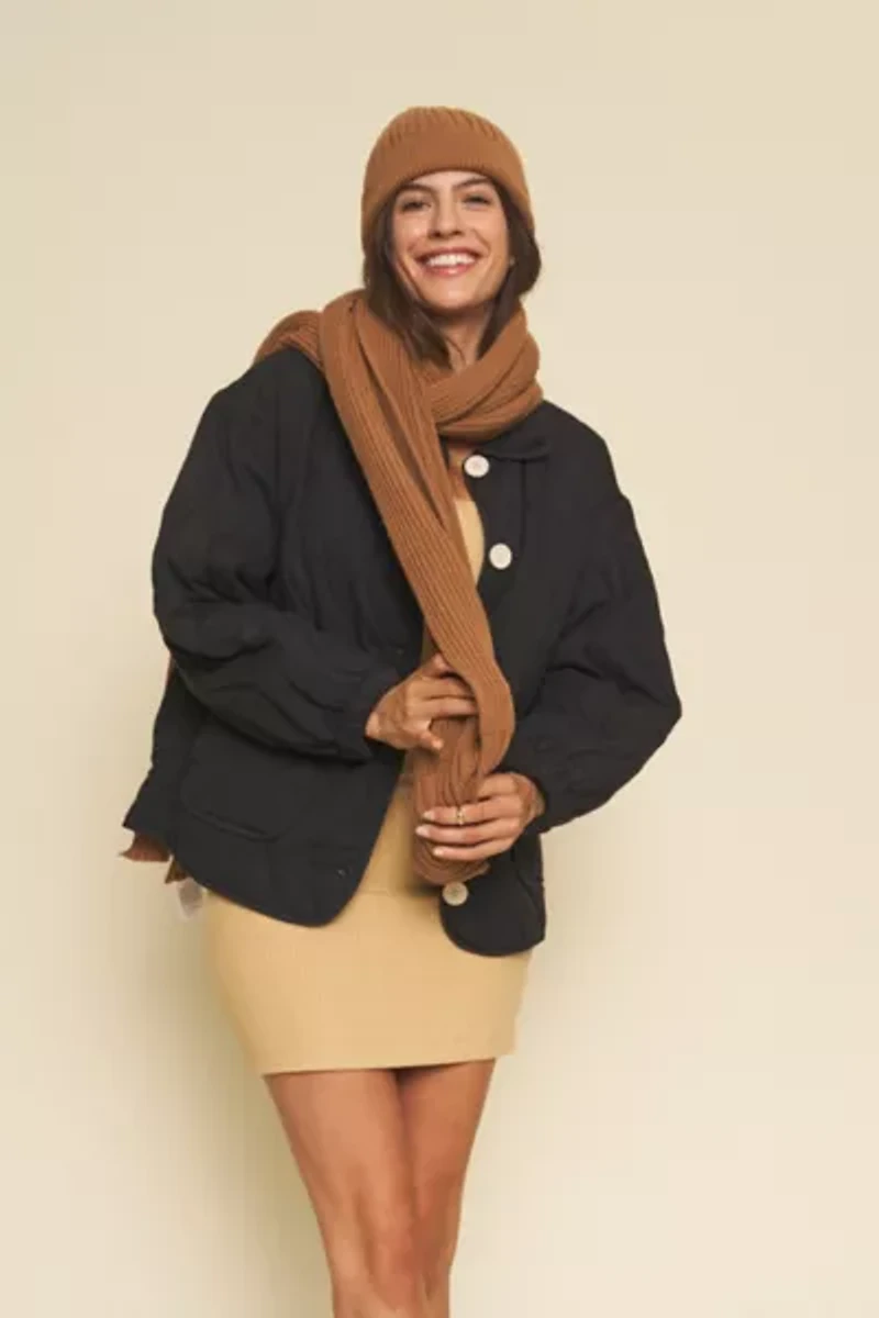 Whimsy + Row Liam Organic Cotton Quilted Jacket
