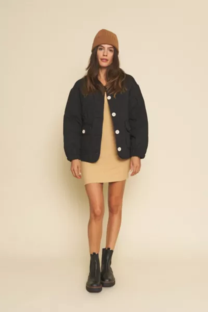 Whimsy + Row Liam Organic Cotton Quilted Jacket