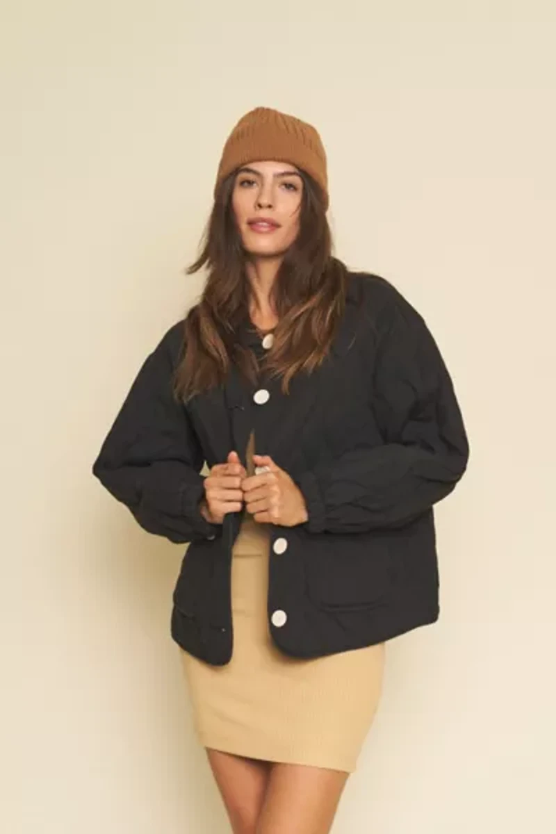 Whimsy + Row Liam Organic Cotton Quilted Jacket