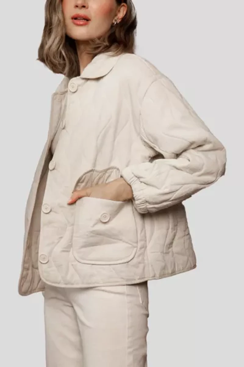 Whimsy + Row Liam Organic Cotton Quilted Jacket