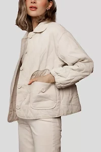 Whimsy + Row Liam Organic Cotton Quilted Jacket