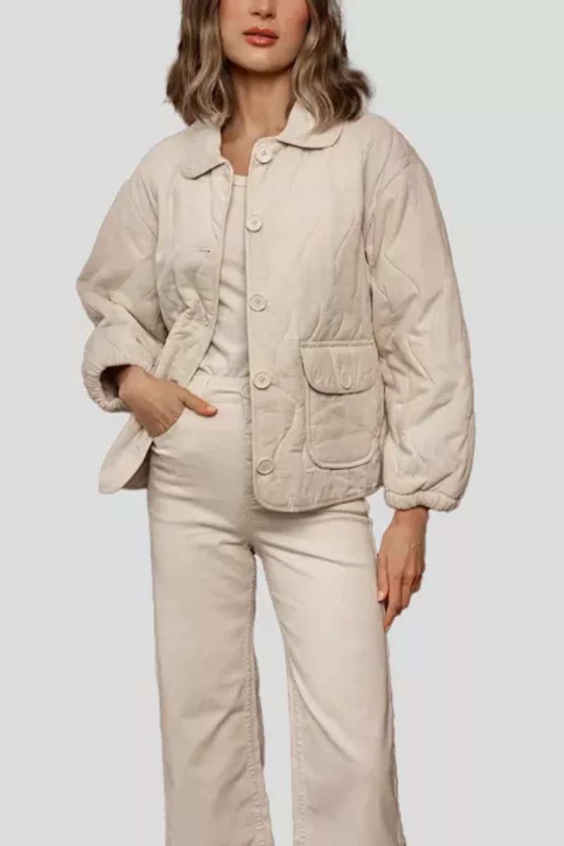 Whimsy + Row Liam Organic Cotton Quilted Jacket
