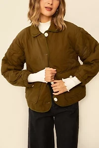 Whimsy + Row Liam Organic Cotton Quilted Jacket