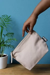 Terra Thread Organic Cotton Canvas Zippered Pouch