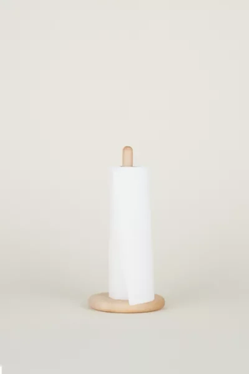 Hawkins New York Simple Maple Wood Paper Towel Holder