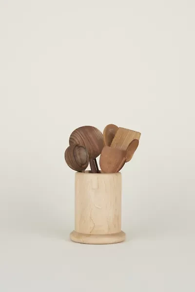 Hawkins New York Simple Maple Wood Utility Canister