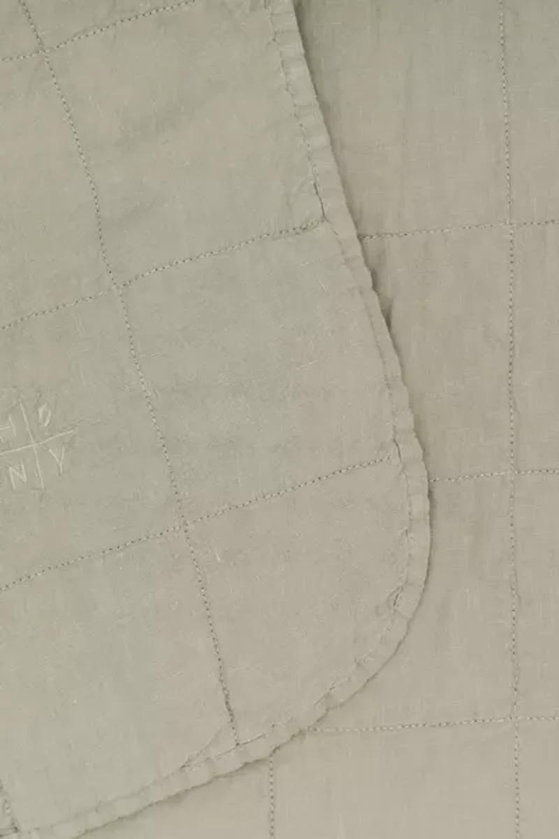 Hawkins New York Simple Washed Linen Quilt